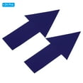 thumbnail image 3 of Unique Bargains Directional Arrow Sticker, 12' PVC Arrow Removable Adhesive Decals for Wall Floor Marking, Dark Blue, 24Pack, 3 of 6