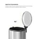 thumbnail image 4 of Bote de basura EKO Serene 30L Acero Inoxidable Cocina Cierre Suave, 4 of 5