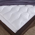 thumbnail image 6 of Puredown 500 Thread Count 100% Cotton Down Alternative Mattress Pad, Twin Size, White, 6 of 6