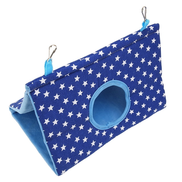 Cage Bird Hanging Tent Warm Triangular Comfortable Sleeping Bed with Hooks for Budgies Parakeet
