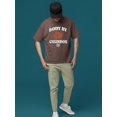 thumbnail image 2 of Funny Body By Churros Retro-Inspired Graphic Design Men's T-shirt, 2 of 4