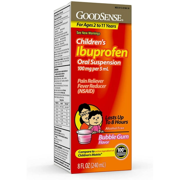 GoodSense Children's Ibuprofen Oral Suspension 100 mg per 5 mL