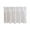 White, variant on Amacok Rod Pocket Small Drape Short Valance for Windows, Short Cafe Kitchen Curtains with Rod Pocket, Window Valances Curtains for Bedroom Basement Bathroom, 17X39"