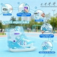thumbnail image 4 of JZY Comfortable Kids Ice Skates with Breathable Fabric,Adjustable & Smooth Gliding for Boys & Girls (Ages 3-12),Perfect for Indoor and Outdoor Skating, 4 of 7