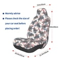 thumbnail image 3 of Rateoe Turtle Print Car Seat Cover,Elastic Car Seat Protector,Washable Durable Automotive Seat Cover Car Interior Accessories, 3 of 5