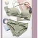 thumbnail image 3 of Sujetador sin costuras Wireless Thicken Sexy Hacer subir Underwear Lencería elástica transpirable, Verde, 85B Inevent AP001256-12B, 3 of 7