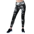 thumbnail image 3 of Women's MSX by Michael Strahan Black Pittsburgh Steelers Serena Tie-Dye Leggings, 3 of 3