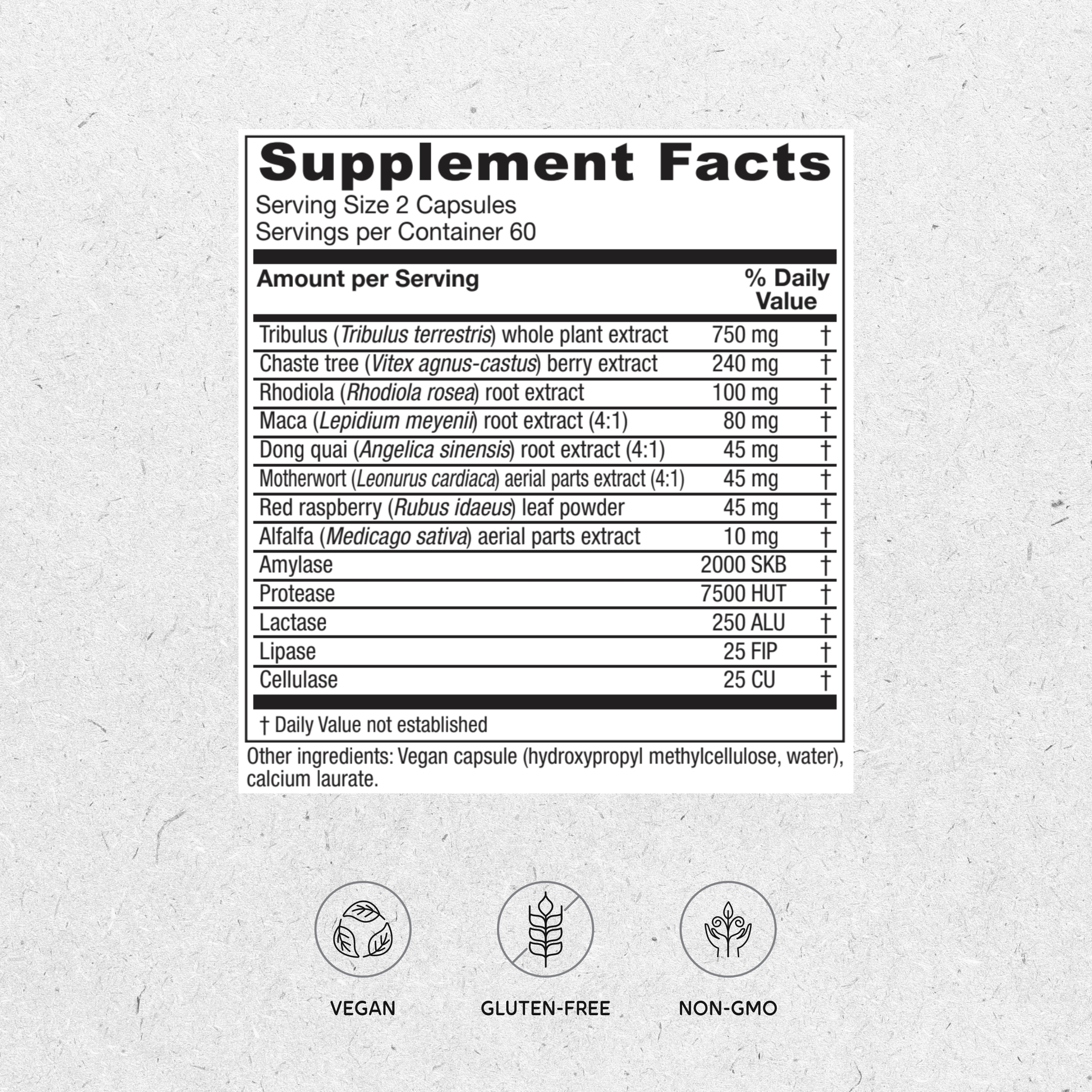 Vitanica Pregnancy Prep, Reproductive System Support, Vegan, 120 Capsules