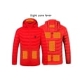 thumbnail image 3 of KelaJuan Electric Heated Jacket 8 Heating Zones Lightweight Rechargeable Heated Hoodies Winter Warmer Coat for Men Women, 3 of 6