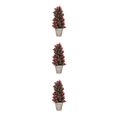thumbnail image 4 of Billuyoard Planta artificial con lavabo Árbol de imitación Plantas en macetas Maceta de pulpa de plástico de Navidad Centro comercial Bonsai Type1 NO1, 4 of 6
