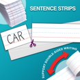 thumbnail image 4 of Cartulina blanca Sentence Strips Chell de 7,62 cm x 60,96 cm, paquete de 100, 4 of 7