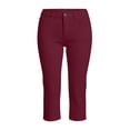 thumbnail image 7 of Lpmadey Women's Capri Pants Mid Waist Slim Fit Leggings Solid Casual Workout Yoga Pants Summer Petite Pants, 7 of 7