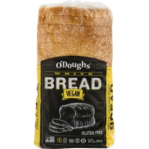 O'Dough Gluten Free White Bread Loaf, 24.7 Ounce [3 Packs] Walmart