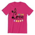 thumbnail image 1 of Hunting Crew Easter Bunny Egg Hunting Christian Event Men's T-shirt, L, Cyber Pink, 1 of 5
