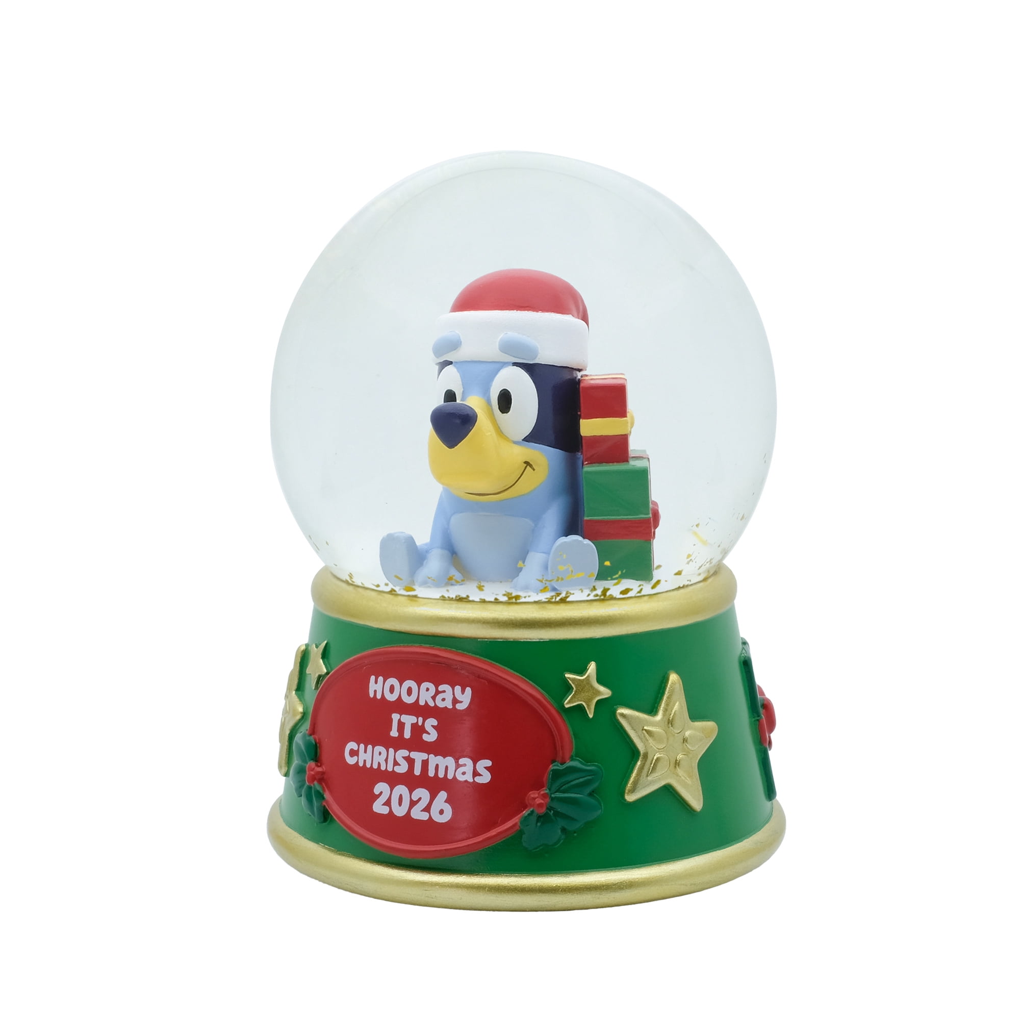 Bluey 100 Millimeter Christmas Snow Globe with Presents