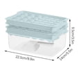 thumbnail image 3 of XYAIYT Two In One Ice Tray Set with Storage Box and Shovel Easy Release Spherical and Pellet Ice Maker with Lid Hygienic PET Material and Seal Keeps Ice Fresh Odor Free and Easy to Clean, 3 of 3