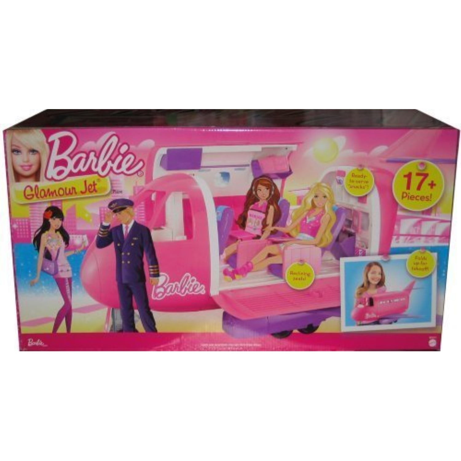 barbie glamour jet walmart