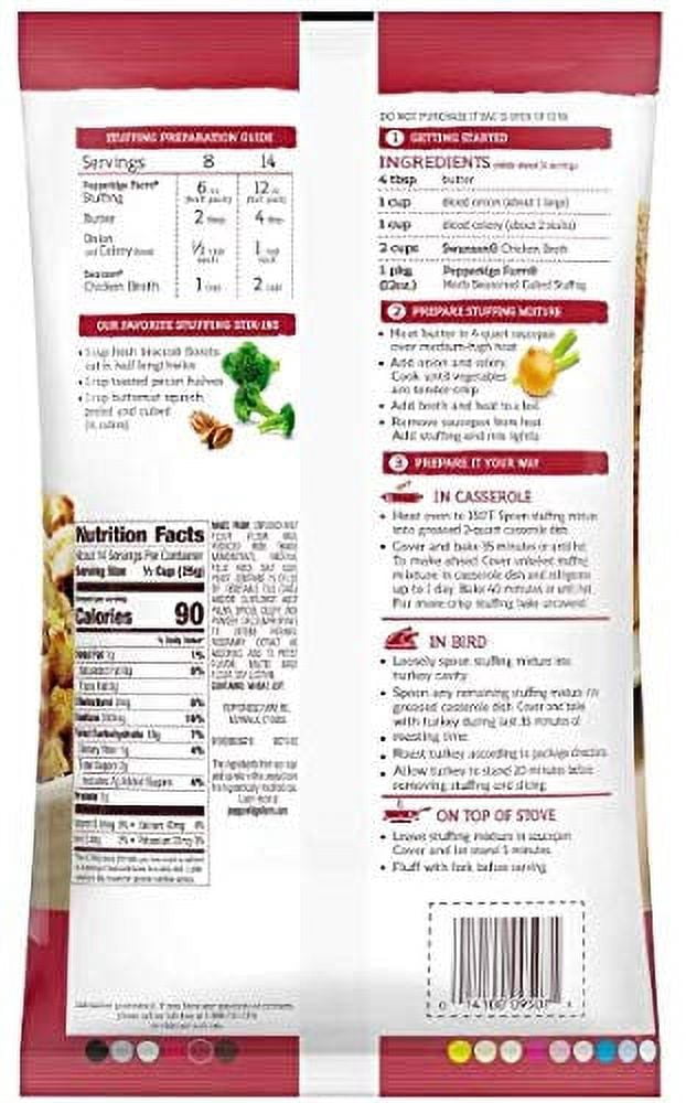 Pepperidge Farm Herb Seasoned Cubed Stuffing, 12 Oz. (Pack of 3)