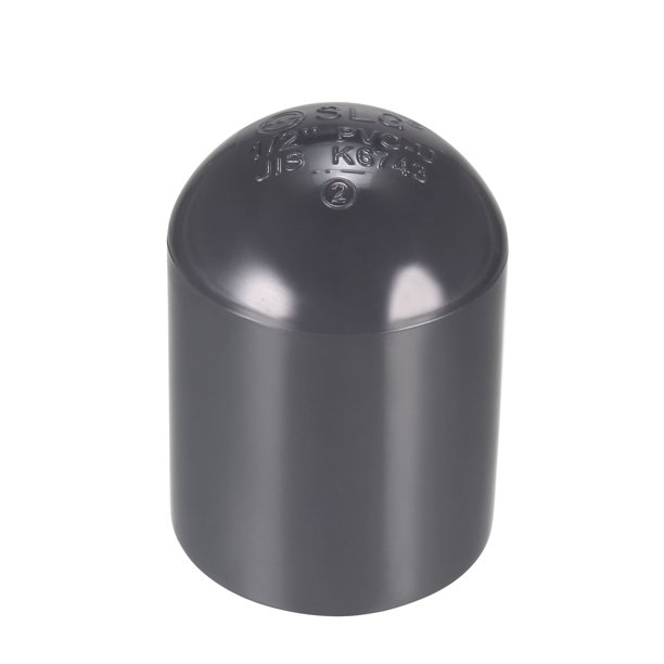 1/2" PVC Pipe Cap Fitting, Slip End Caps DWV(Drain Waste Vent) Black 2