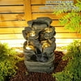 thumbnail image 5 of Garden Springs Zen Zone Polyresin Water Fountain, 5 of 8