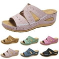 thumbnail image 5 of Guttear Keen Sandals for Women Comfortable and Non Slip Beach Slides Open Toe Ankle Strap Slingback Shoes, 5 of 7