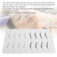 thumbnail image 4 of Eyebrow Tattoo Practice Skin Thickened Double Sided Silicone Microblading for Tattoo Salon Practice 10Pcs, 4 of 7