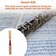 thumbnail image 1 of Clarinet Reeds Compact Size Saxophone Auxiliary Plastics Musical Gear for Beginners Mouthpiece Double Instrument Accessories Hand-Scraped Musical Gear, 1 of 7