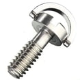 thumbnail image 5 of Adaptador de tornillo de montaje de 1/4" con anillo en D de cabeza plana de acero inoxidable para cámara/trípode/monopié/placa de liberación rápida QR (tipo 2), 5 of 5