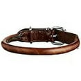 thumbnail image 3 of Ancol Round Leather Collar Chestnut 28-36cm Size 3, 3 of 3