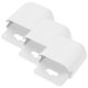 thumbnail image 3 of Hanging Wall Baskets For Storage Wall-Mounted Storage Box Small Items Organization General Users White 11.5x9x3.5cm 3Pcs, 3 of 4