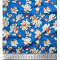 thumbnail image 1 of Soimoi Cotton Jersey Fabric Magnolia Floral Printed Craft Fabric by The Yard 58 Inch Wide, 1 of 1