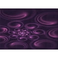 thumbnail image 1 of Ahgly Company Indoor Rectangle Patterned Purple Jam Purple Area Rugs, 2' x 4', 1 of 6