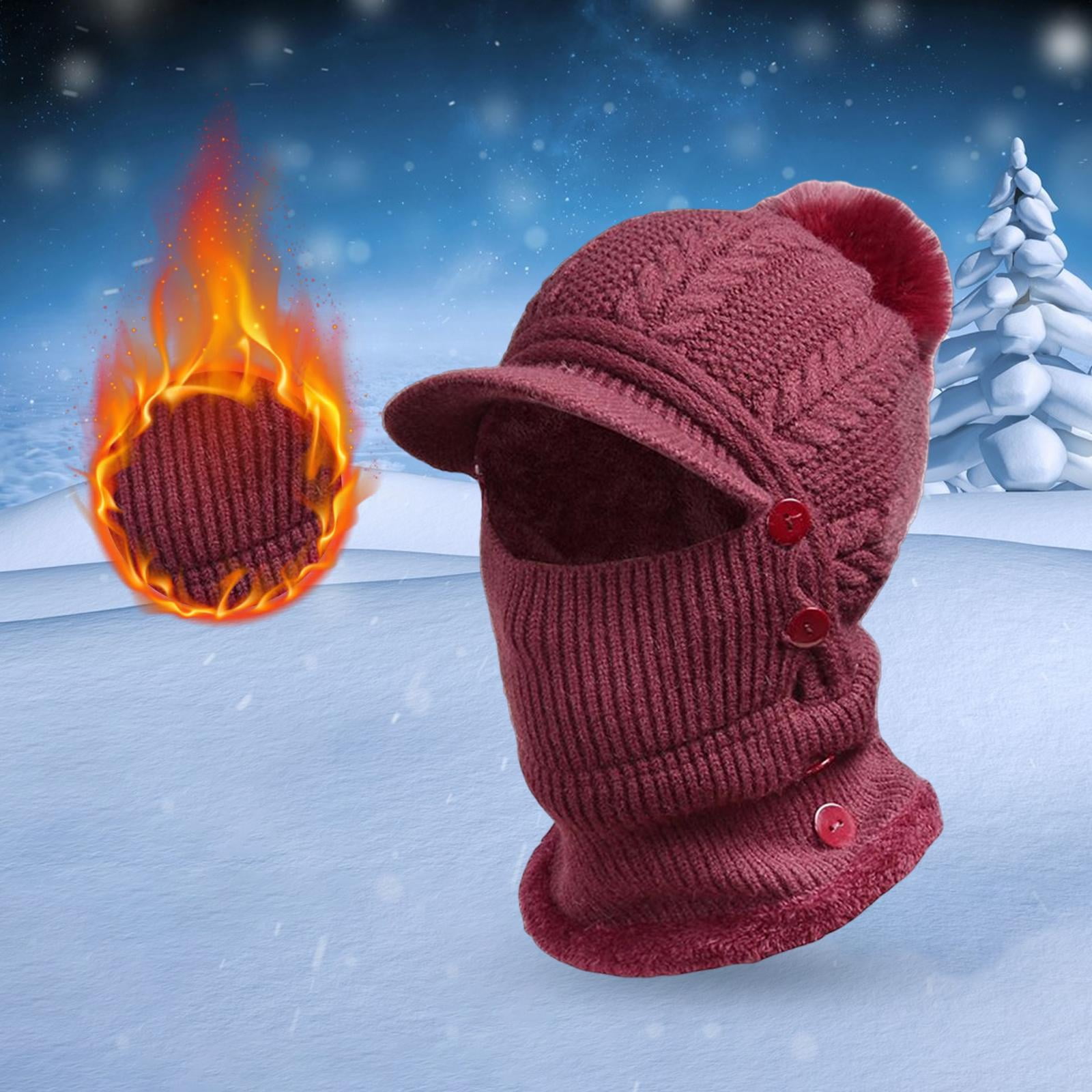 Axioma Winter Neck Scarf Skiing Outdoor Knit Balaclava