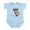Sky Blue, variant on CafePress - Koala Infant Bodysuit - Baby Light Bodysuit, Size Newborn - 24 Months