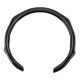 thumbnail image 1 of Funda para volante de fibra sintética Unique Bargains, protector de volante de ABS para automóvil, textura de fibra de carbono negra de 14.96" 1 Pc, 1 of 6