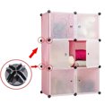 thumbnail image 3 of KULOKHUI Laundry Ball Cube DIY Modular Closet Organizer Wardrobe Rack Clothes Shelf Storage Cabinet 20BlackOne Size, 3 of 9