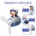 thumbnail image 3 of Bear Pilot Air Outlet Aromaterapia Ornamento Clip-on Car Ambientador Decoración JShteea Accesorios para autos y motos, 3 of 4