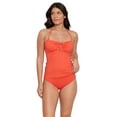 thumbnail image 2 of Lauren Ralph Lauren Women's Lace-Up Tubini Swim Top Swimsuit (16, Sunset), 2 of 4
