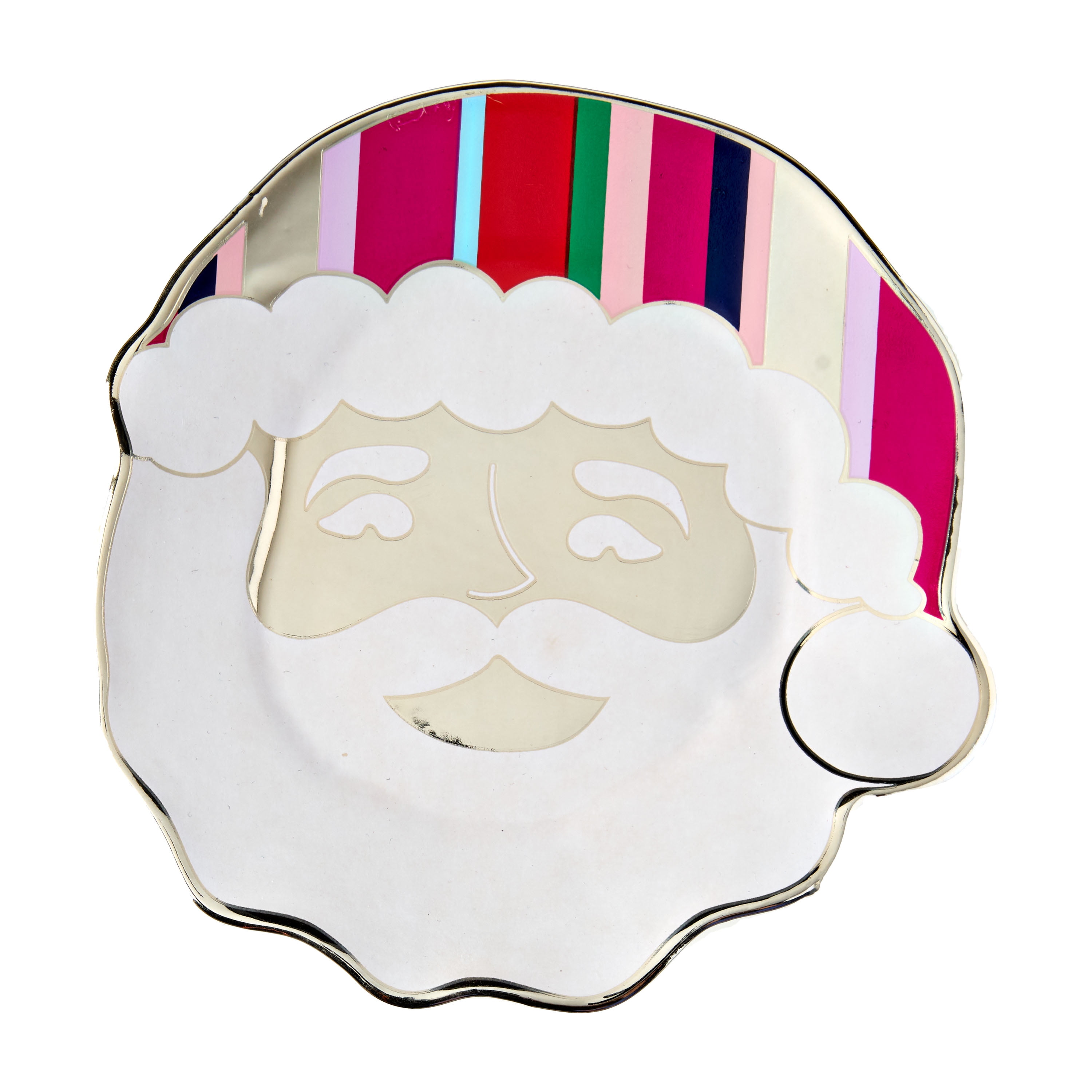SANTA CLAUS TRINKET BOX FOR SMALL GIFTS LIKE JEWELRY POLY RESIN 