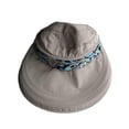 thumbnail image 2 of Sombrero de sol para mujer, sombrero de pesca de verano, sombrero de playa plegable moderno para viajes al aire libre Caqui, 2 of 9