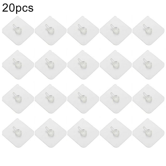 2-50 Super Strong Self Adhesive Wall Hooks Photo Frame Clock Hanger Seamless