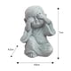 thumbnail image 3 of 2 Piezas Estatua de Monje Buda Monje Accesorios, 3 of 5