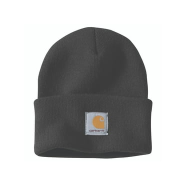Carhartt Mens Knit Cuffed Beanie Hat, Black, One Size US CA2