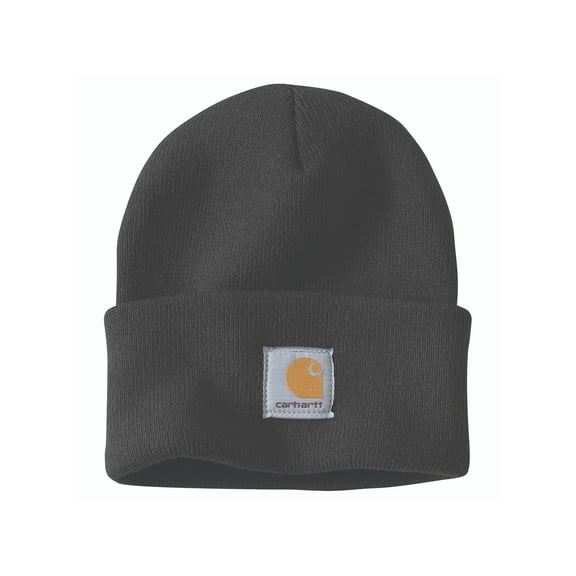 Carhartt Mens Knit Cuffed Beanie Hat, Black, One Size US CA2