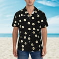 thumbnail image 4 of Little Daisy Hawaiian Shirts For Men, Summer Short-Sleeve Relaxed-Fit Button-Down Shirts Small, 4 of 9