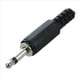 thumbnail image 3 of 20 X Negro Plastico 3.5mm Macho Mono Calvija Jack Conector Adaptador de Audio, 3 of 5