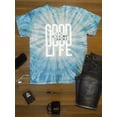thumbnail image 3 of Good Life Quote Tie Dye Cyclone Men -Image by Shutterstock, Male Medium, 3 of 4