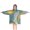 Teal Gold Wave, variant on Green and Gold Marble Glitter Waves Pattern Blanket Hoodies for Kids 6-13YR Oversize Wearable Blanket Hoodies for Boys Girls Teens