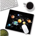 thumbnail image 4 of Solar System Planets Stars and Milky Way Galaxy Space Gaming Mouse Pad Square Mouse Pad Non-Slip Rubber Base Gaming MousePads for Computers Laptop Office, 9.5"x7.9"x0.12" Inch( 240mm x 200mm x 3mm), 4 of 6