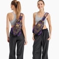 thumbnail image 6 of Ethnic Floral Sling Backpack – Chic Boho Crossbody Daypack, Lightweight Anti-Theft Travel Bag with Adjustable Strap & Multiple Compartments, 6 of 6